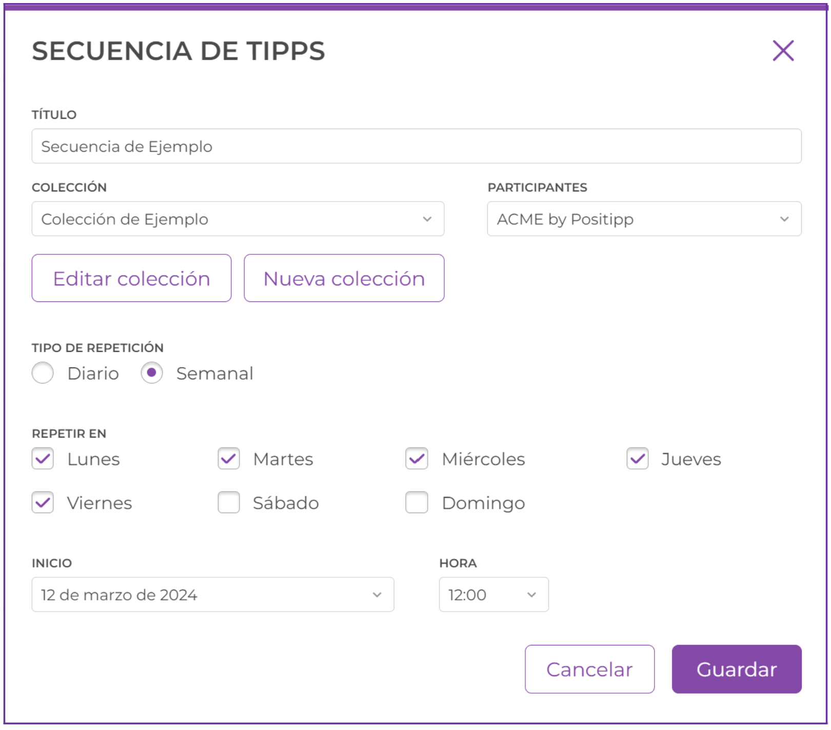 Secuencia de Tipps